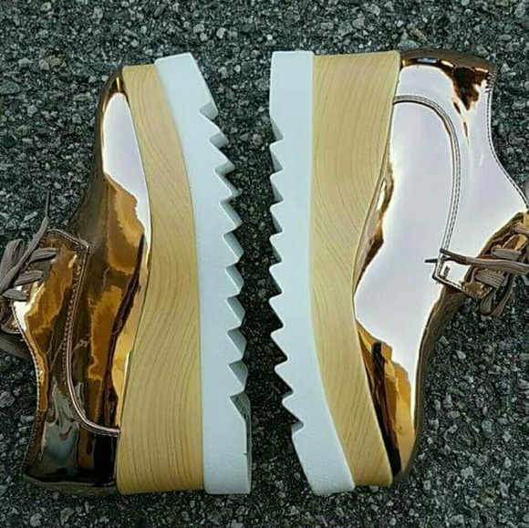 METALLIC ROSE GOLD  OXNARD PLATFORM - Picture 9 of 10